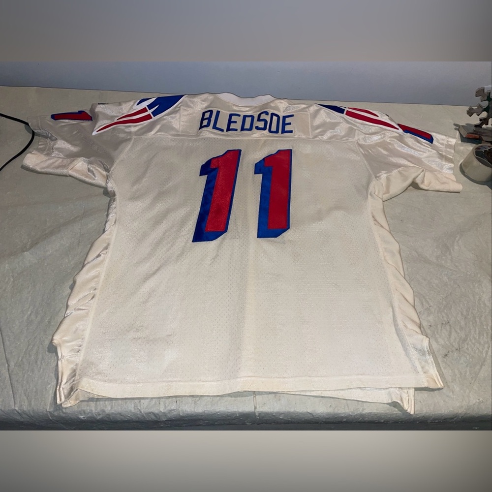 Nwt Authentic Starter Drew Bledsoe Jersey Patriots Mens 52 Clean NFL Sewn White